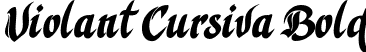 Violant Cursiva Bold font - Violant-Cursiva.otf