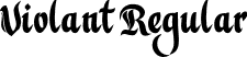 Violant Regular font - Violant-Regular.otf