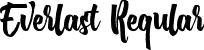 Everlast Regular font - everlast.ttf