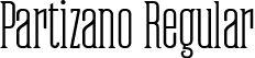 Partizano Regular font - partizano-demo-ffp.ttf