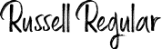 Russell Regular font - russellrg.otf