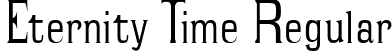 Eternity Time Regular font - Eternity Time.otf