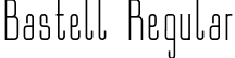 Bastell Regular font - Bastell-Regular.ttf