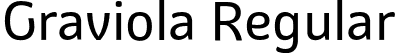 Graviola Regular font - Graviola-Regular.otf