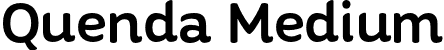 Quenda Medium font - Quenda-Medium.otf