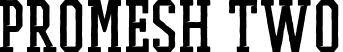 PROMESH Two font - PROMESH-Two.ttf