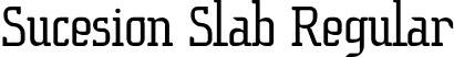 Sucesion Slab Regular font - Sucesion-slab-font-FFP.otf