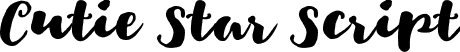 Cutie Star Script font - Cutie Star.ttf