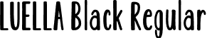 LUELLA Black Regular font - LUELLA-Black.otf