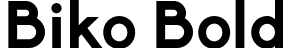 Biko Bold font - Biko_Bold.otf