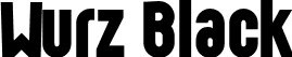 Wurz Black font - Wurz-black.otf