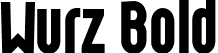 Wurz Bold font - Wurz-bold.otf