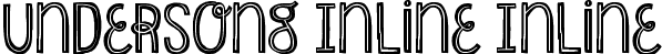 Undersong Inline Inline font - PintassilgoPrints - Undersong Inline.ttf