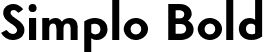 Simplo Bold font - Simplo-Bold.otf