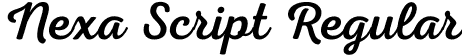 Nexa Script Regular font - Fontfabric - Nexa Script.otf