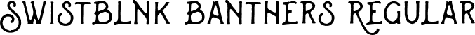 Swistblnk Banthers Regular font - Swistblnk Banthers.ttf