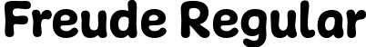 Freude Regular font - Freude.otf