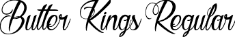 Butter Kings Regular font - Butter Kings.ttf