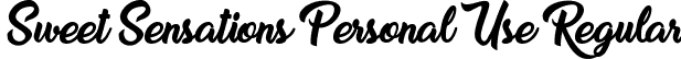 Sweet Sensations Personal Use Regular font - sweet-sensations-personal-use.ttf