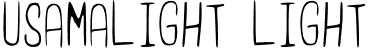 UsamaLight Light font - usamalight.otf