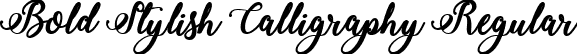 Bold Stylish Calligraphy Regular font - bold-stylish-calligraphy.ttf