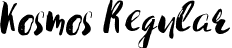 Kosmos Regular font - kosmos.ttf