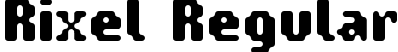 Rixel Regular font - Rixel.otf