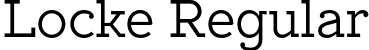 Locke Regular font - CDType - Locke Regular.otf