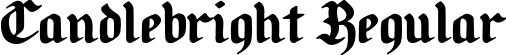 Candlebright Regular font - candlebright_sample.ttf