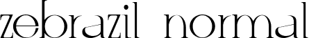 zebrazil normal font - ZEBRAZIL - Zarni.ttf