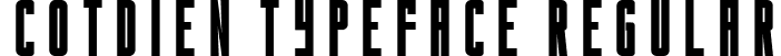Cotdien Typeface Regular font - Cotdien Typeface (Incomplete).ttf
