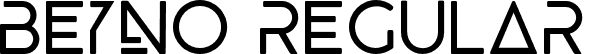 BEYNO Regular font - BEYNO.otf