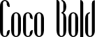 Coco Bold font - Coco-BoldCondensed.otf