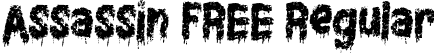 Assassin FREE Regular font - Assassin FREE.otf