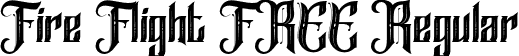 Fire Flight FREE Regular font - Fire Flight FREE.otf