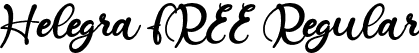 Helegra FREE Regular font - Helegra FREE.otf