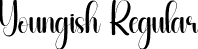 Youngish Regular font - Youngish.otf