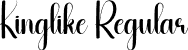 Kinglike Regular font - Kinglike.otf