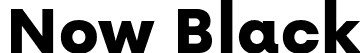 Now Black font - Now-Black.otf