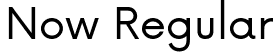 Now Regular font - Now-Regular.otf