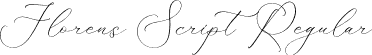 Florens Script Regular font - Florens-Script.otf