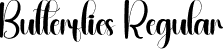 Butterflies Regular font - Butterflies.otf