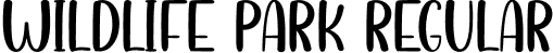 Wildlife Park Regular font - Wildlife-Park.otf