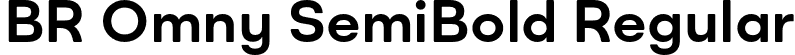 BR Omny SemiBold Regular font - BROmny-SemiBold.otf