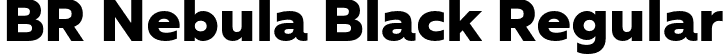 BR Nebula Black Regular font - BRNebula-Black.otf