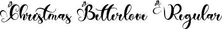 Christmas Betterlove Regular font - Christmas-Betterlove-OTF-Demo.otf