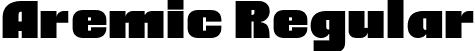 Aremic Regular font - aremic.otf