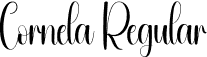 Cornela Regular font - Cornela.otf