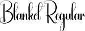 Blanket Regular font - Blanket.otf