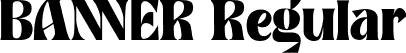 BANNER Regular font - banner-p7grz.otf